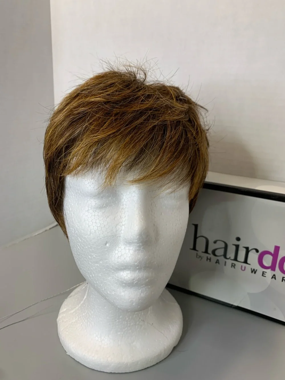 Hairdo glazed Hazelnut Medium Brown/Ginger Short Textured Cut Wig by HairUwear